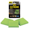 Water-resistant Self-stick Notes, 3" X 3", Green, 45 Sheets/pad, 3 Pads/pack