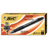 Glide Bold Ballpoint Pen, Retractable, Bold 1.6 Mm, Black Ink, Smoke Barrel, Dozen