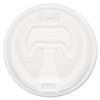 Optima Reclosable Lid, Fits 12 Oz To 24 Oz Foam Cups, White, 100/pack