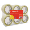 Quiet Tape Box Sealing Tape, 3" Core, 1.88" X 110 Yds, Clear, 6/pack