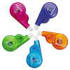 Dryline Mini Correction Tape, 0.2" X 197", Non-refillable, Assorted Color Applicators, 5/pack