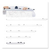 Sheet File Hanging Clamps, 100 Sheets Per Clamp, 18" Length, 6/carton