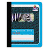 Composition Book, D'nealian 1-3, Zaner-bloser 2-3, Illustration Boxes/medium-college Rule, Blue Cover, 9.75 X 7.5, 100 Sheets