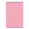Prism Steno Pads, Gregg Rule, Pink Cover, 80 Pink 6 X 9 Sheets, 4/pack
