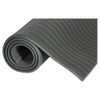 Ribbed Vinyl Anti-fatigue Mat, 24 X 36, Gray