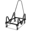 Gueststacker Cart, Metal, 21.38" X 35.5" X 37.88", Black