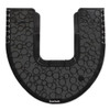 Commode Mat 2.0, Absorbant, Rubber, 22 X 22, Black, 6/carton