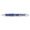 Gr8 Gel Pen, Retractable, Medium 0.7 Mm, Blue Ink, Blue/silver Barrel, 12/pack