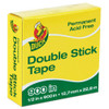 Permanent Double-stick Tape, 1" Core, 0.5" X 75 Ft, Clear