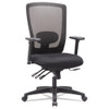 Alera Envy Series Mesh High-back Multifunction Chair, Supports Up To 250 Lb, 16.88" To 21.5" Seat Height, Black