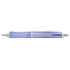 Dr. Grip Frosted Advanced Ink Ballpoint Pen, Retractable, Medium 1 Mm, Black Ink, Purple Barrel