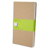 Cahier Journal, 1 Subject, Unruled, Brown Kraft Cover, 8.25 X 5, 80 Sheets, 3/pack