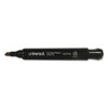 Chisel Tip Permanent Marker Value Pack, Broad Chisel Tip, Black, 36/pack