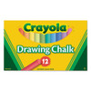 Colored Drawing Chalk, 3.19" X 0.38" Diameter, 12 Assorted Colors 12 Sticks/set