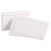 Ruled Index Cards, 3 X 5, White, 100/pack