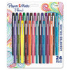 Point Guard Flair Felt Tip Porous Point Pen, Stick, Medium 0.7 Mm, Assorted Tropical Vacation Ink And Barrel Colors, 24/pack