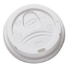 Sip-through Dome Hot Drink Lids, Fits 10 Oz Cups, White, 100/pack, 10 Packs/carton