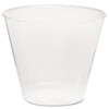 Comet Plastic Tumbler, 5 Oz, Clear, Squat, 50/pack, 20 Packs/carton