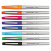 Flair Felt Tip Porous Point Pen, Stick, Extra-fine 0.4 Mm, Assorted Ink And Barrel Colors, 8/pack
