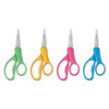For Kids Scissors, Pointed Tip, 5" Long, 1.75" Cut Length, Randomly Assorted Straight Handles