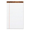 "the Legal Pad" Ruled Perforated Pads, Wide/legal Rule, 50 White 8.5 X 14 Sheets, Dozen