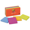 Pads In Playful Primary Collection Colors, 3" X 3", 90 Sheets/pad, 12 Pads/pack