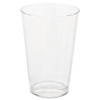 Classic Crystal Plastic Tumblers, 12 Oz, Clear, Fluted, Tall, 20 Pack, 12 Packs/carton