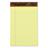 "the Legal Pad" Ruled Perforated Pads, Narrow Rule, 50 Canary-yellow 5 X 8 Sheets, Dozen