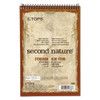 Second Nature Recycled Notepads, Gregg Rule, Brown Cover, 80 White 6 X 9 Sheets