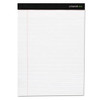 Premium Ruled Writing Pads With Heavy-duty Back, Narrow Rule, Black Headband, 50 White 5 X 8 Sheets, 6/pack