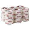 Packaging Tape, 1.88" Core, 1.88" X 35 Yds, Crystal Clear, 18/pack