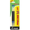 Refill For Pilot Precise V5 Rt Rolling Ball, Extra-fine Conical Tip, Blue Ink, 2/pack
