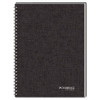 Wirebound Guided Quicknotes Notebook, 1 Subject, List-management Format, Dark Gray Cover, 8 X 5, 80 Sheets