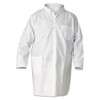 A20 Breathable Particle Protection Lab Coats, Snap Closure/open Wrists/pockets, 2x-large, White, 25/carton