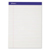 Perforated Writing Pads, Wide/legal Rule, 50 White 8.5 X 11.75 Sheets, Dozen