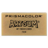 Artgum Eraser, For Pencil Marks, Rectangular Block, Large, Off White, Dozen