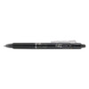 Frixion Clicker Erasable Gel Pen, Retractable, Fine 0.7 Mm, Black Ink, Black Barrel