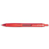 G-knock Begreen Gel Pen, Retractable, Fine 0.7 Mm, Red Ink, Red Barrel, Dozen