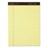 Gold Fibre Writing Pads, Wide/legal Rule, 50 Canary-yellow 8.5 X 11.75 Sheets, 4/pack