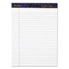 Gold Fibre Quality Writing Pads, Wide/legal Rule, 50 White 8.5 X 11.75 Sheets, Dozen