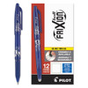 Frixion Ball Erasable Gel Pen, Stick, Fine 0.7 Mm, Blue Ink, Blue Barrel