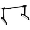 Huddle Flip-top Base For 24" Deep Table Tops, 51.63w X 23.5d X 28.38h, Charcoal