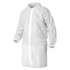 A10 Light Duty Lab Coats, X-large, White, 50/carton