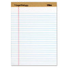 "the Legal Pad" Plus Ruled Perforated Pads With 40 Pt. Back, Wide/legal Rule, 50 White 8.5 X 11.75 Sheets, Dozen