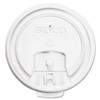 Lift Back And Lock Tab Lids For Paper Cups, Fits 8 Oz Cups, White, 100/sleeve, 10 Sleeves/carton