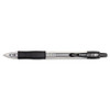 G2 Premium Gel Pen Convenience Pack, Retractable, Extra-fine 0.38 Mm, Black Ink, Clear/black Barrel, Dozen