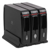 Smartstock Wrapped Cutlery Dispenser, Forks/knives/spoons, 12.44 X 11.17 X 10.5, Black