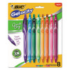 Gel-ocity Quick Dry Gel Pen, Retractable, Medium 0.7 Mm, Assorted Ink And Barrel Colors, 8/pack