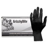 Proworks Grizzlynite Nitrile Gloves, Black, Small, 1,000/carton
