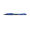 G2 Premium Gel Pen, Retractable, Fine 0.7 Mm, Blue Ink, Smoke Barrel, 12/pack